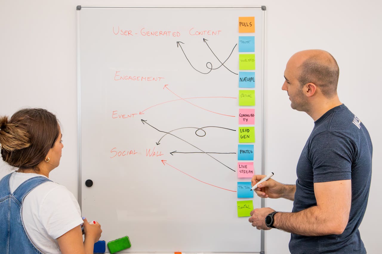 Small business owner in Boise planning a lead generation strategy